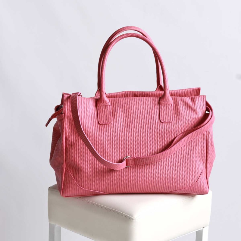 hochwertige elegante handtaschen rosa leder