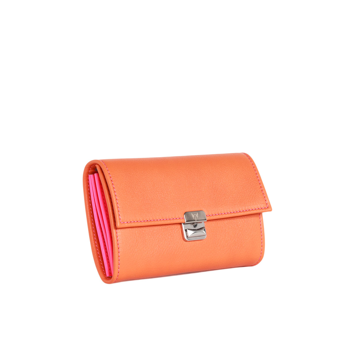 Portemonnaie M Orange Neon Pink