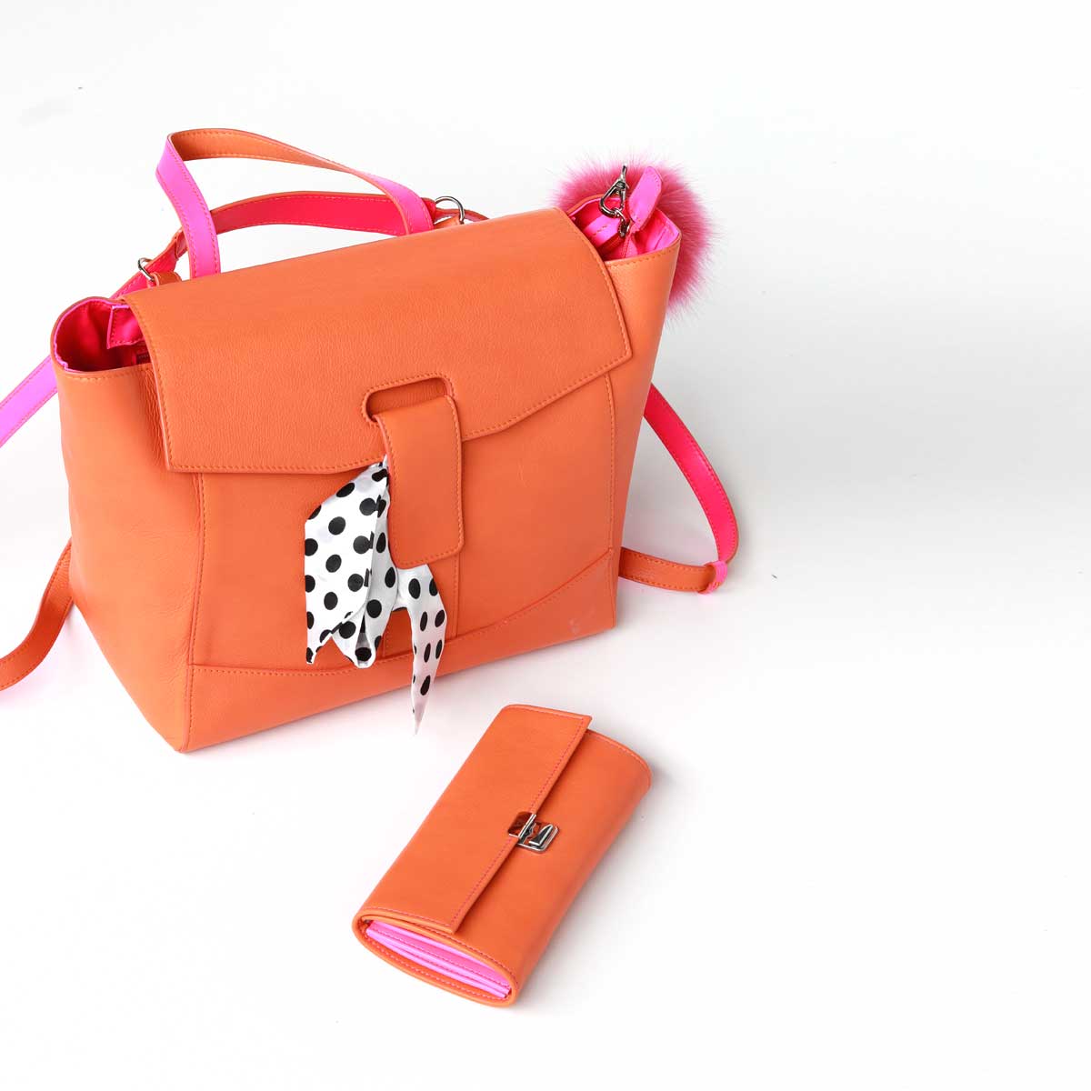 elfenklang orange rucksack zaino und portemonnaies leder hochwertig