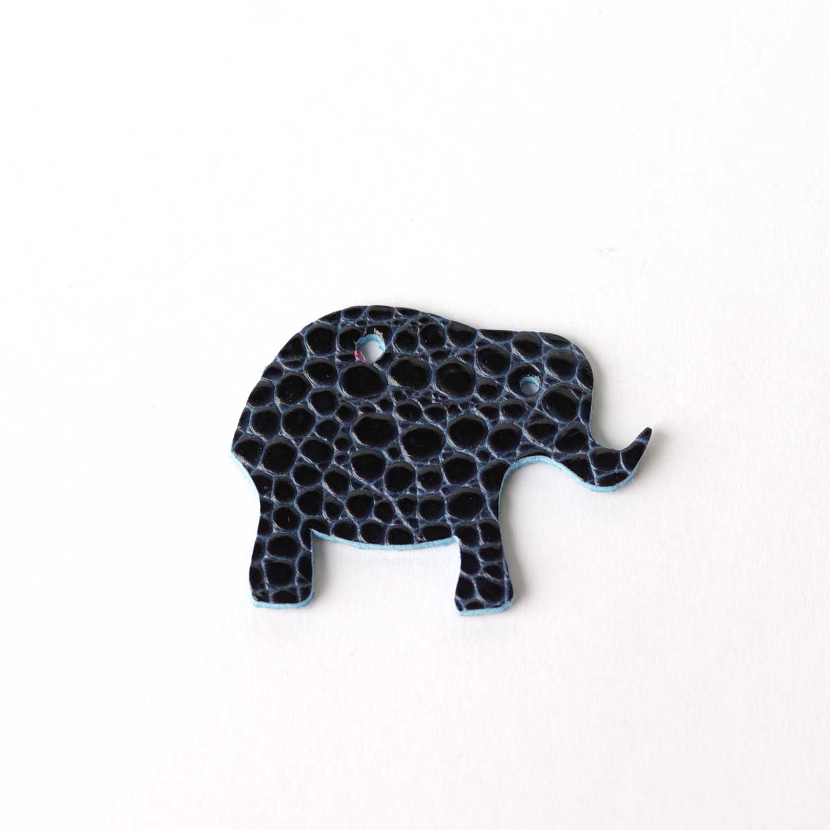 Elefant Cocco Blu aus Leder