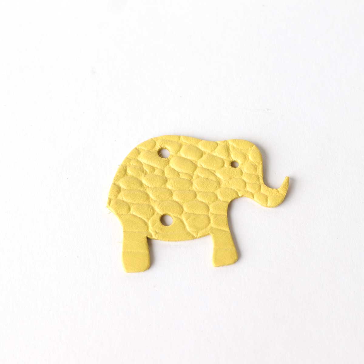 Elefant Cocco Gialla 3D aus Leder